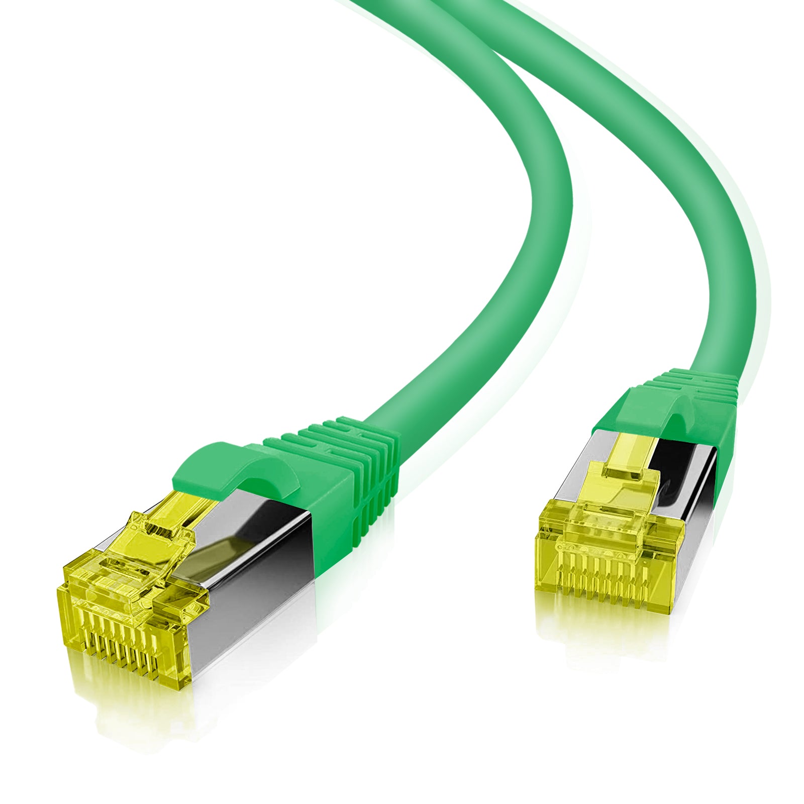 Helos ultra flex Patchkabel S/FTP Cat 6a TPE grün 25,0m Helos ultra flex Patchkabel S/FTP Cat 6a TPE grün 25,0m